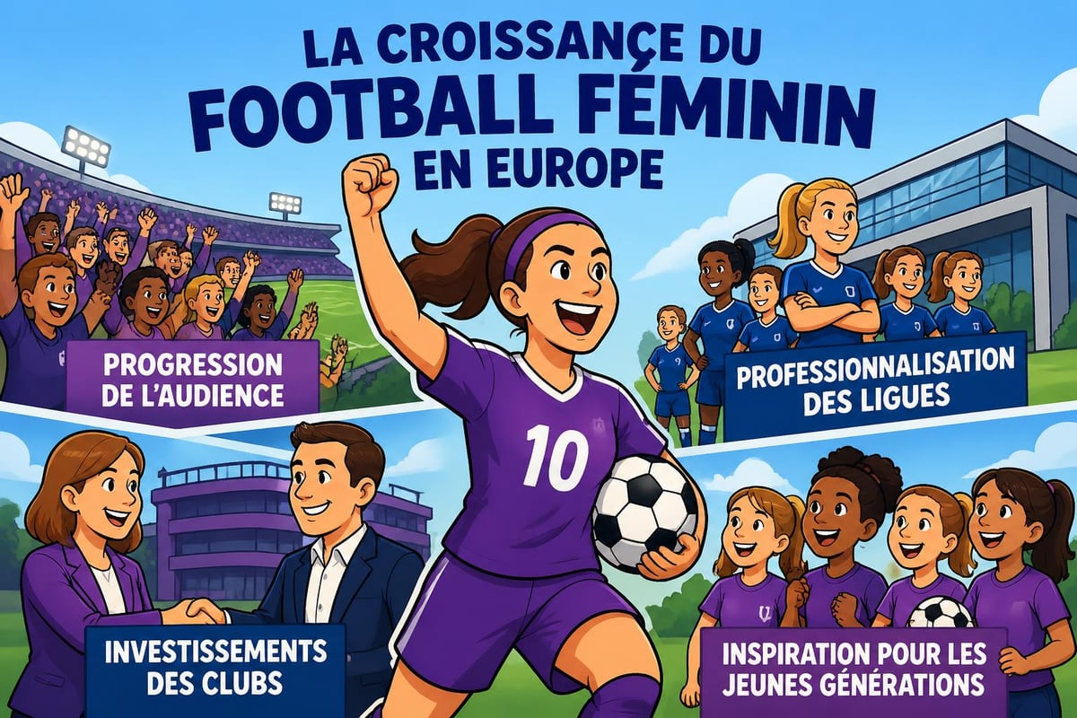 Évolution du football féminin européen