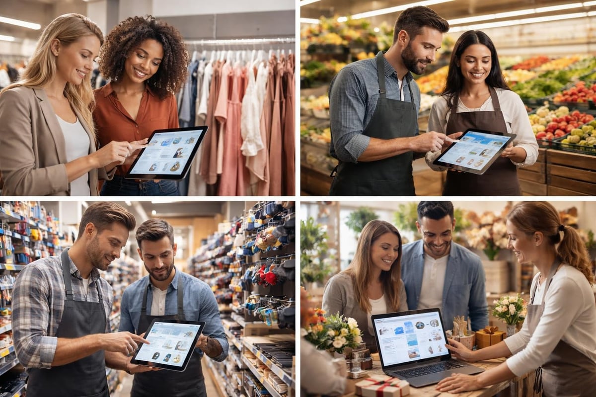Different AI applications across retail types