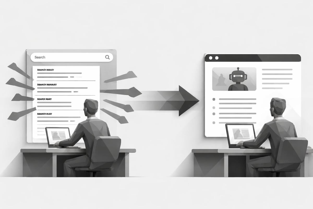 User search behavior evolution