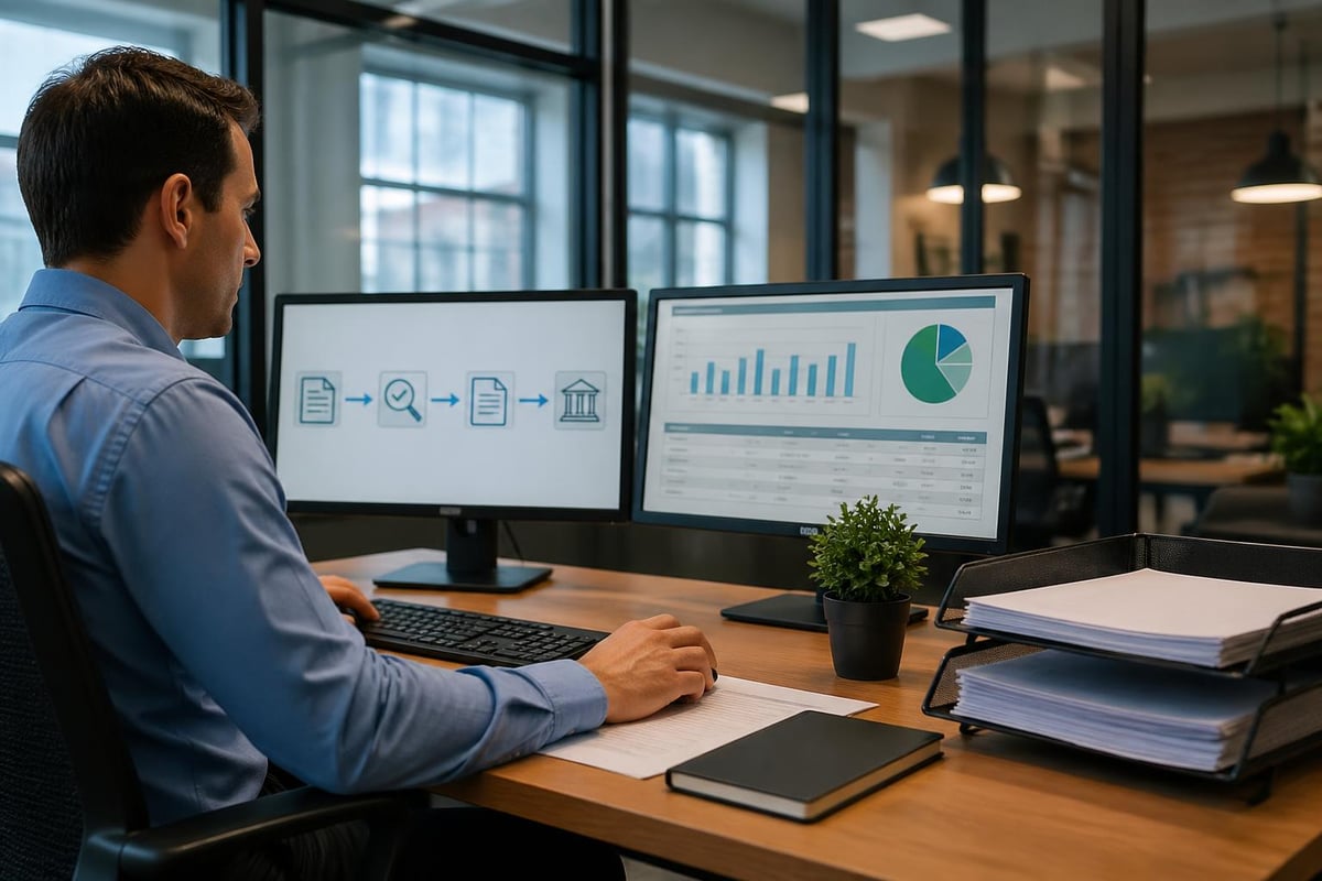 Financial data compliance workflow