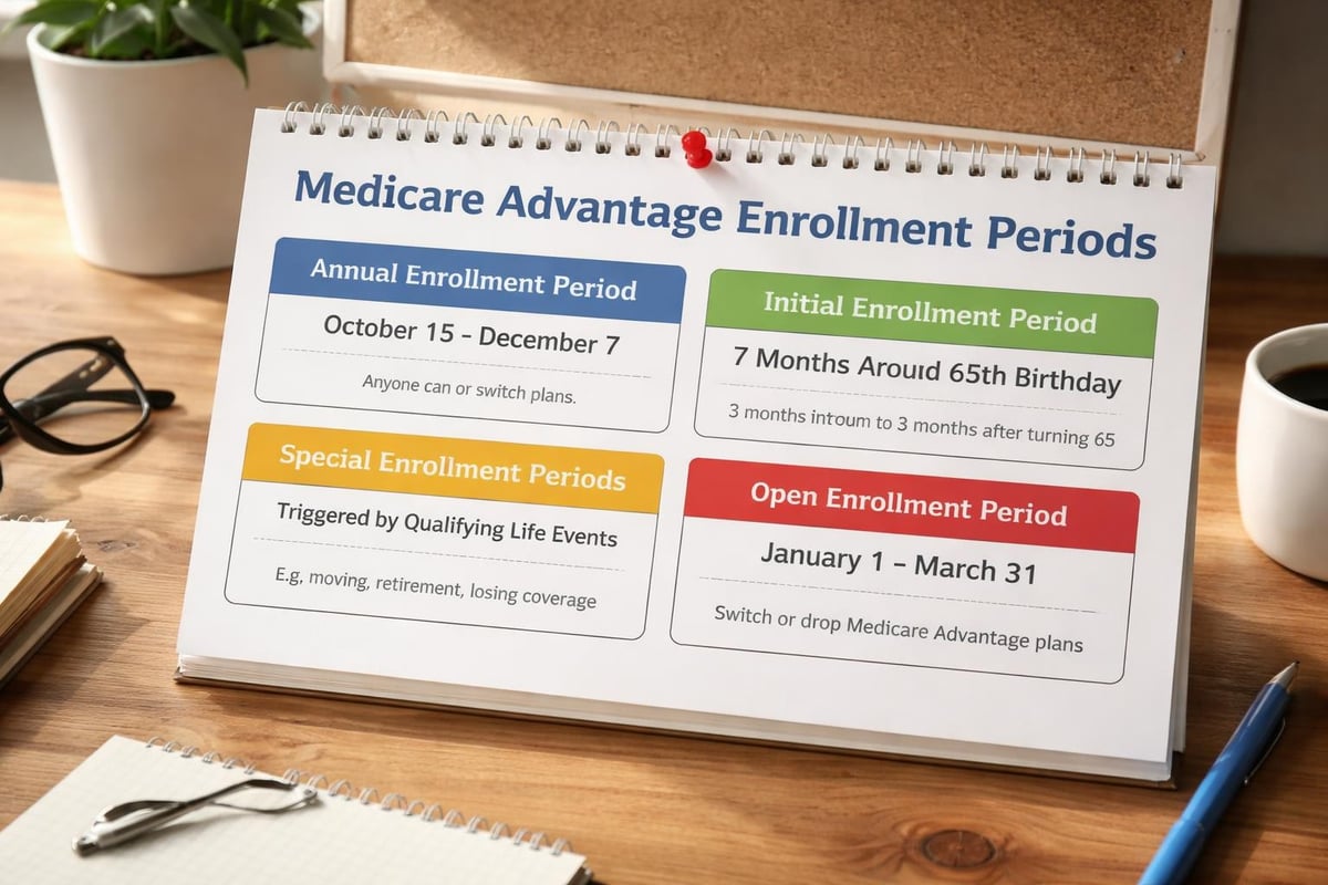 Advantage Plan for Medicare: Complete 2026 Guide 2 Medicare Advantage enrollment periods timeline