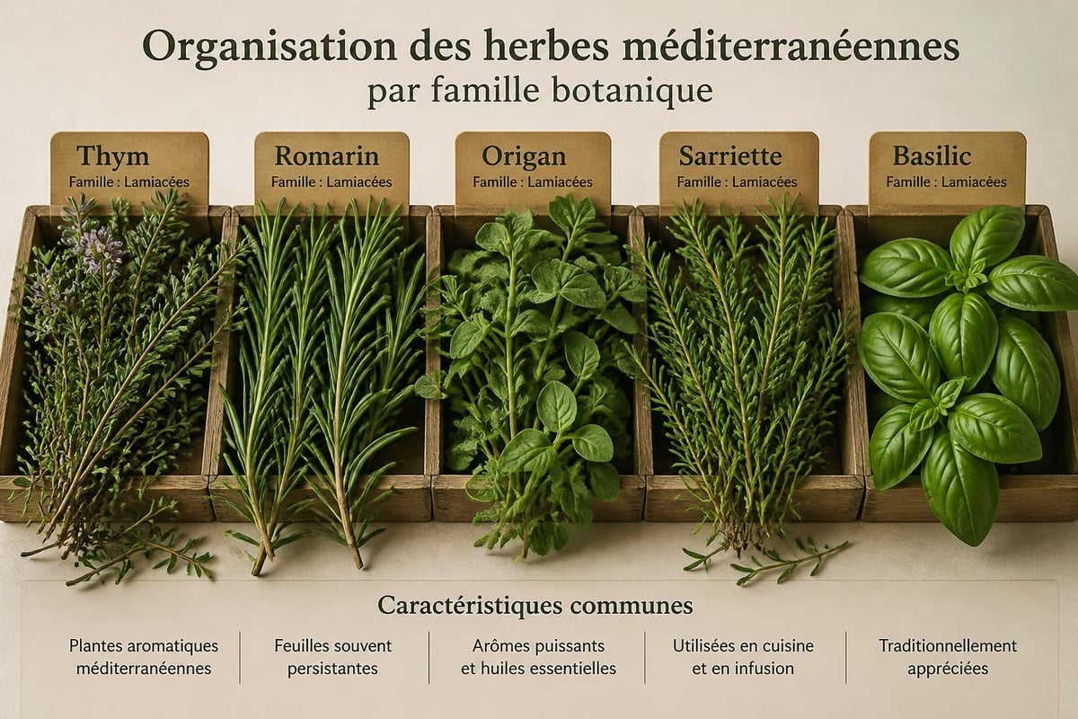 Classification des herbes méditerranéennes