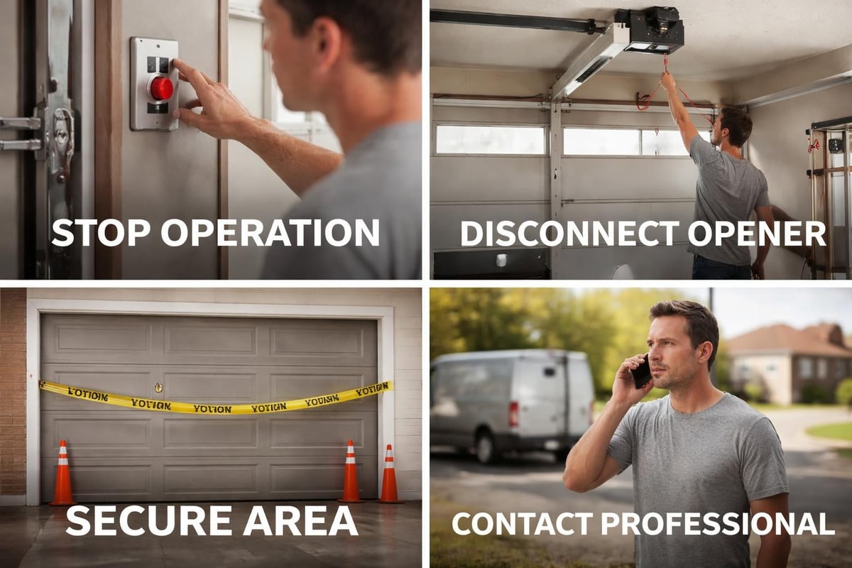 Broken cable emergency response