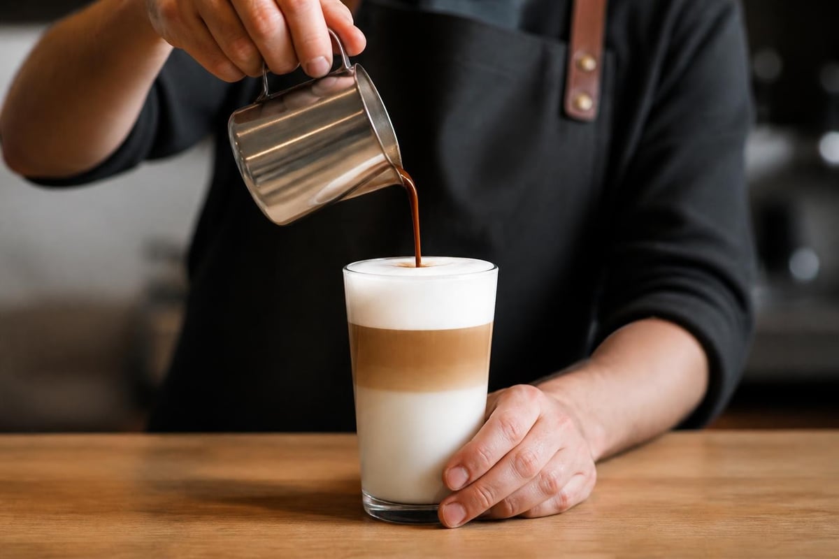 Technique versement espresso