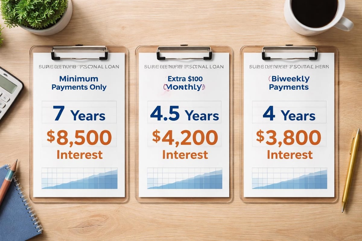 Multiple loan repayment timeline