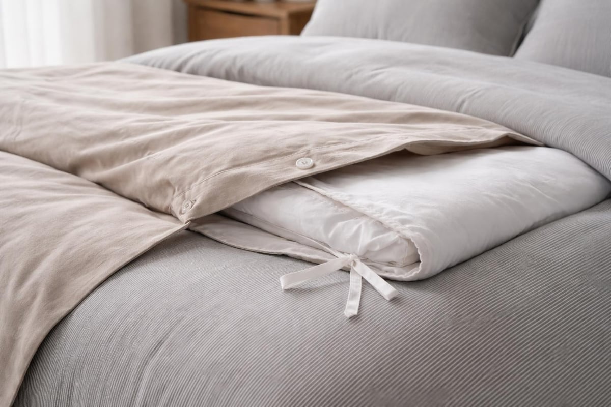 Duvet cover construction and components