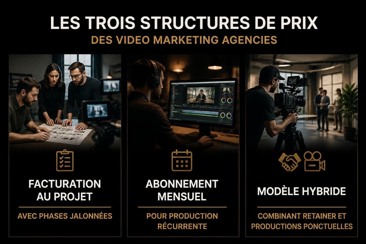 Video Marketing Agency : Guide Complet 2026 3 Modèles tarifaires agences vidéo