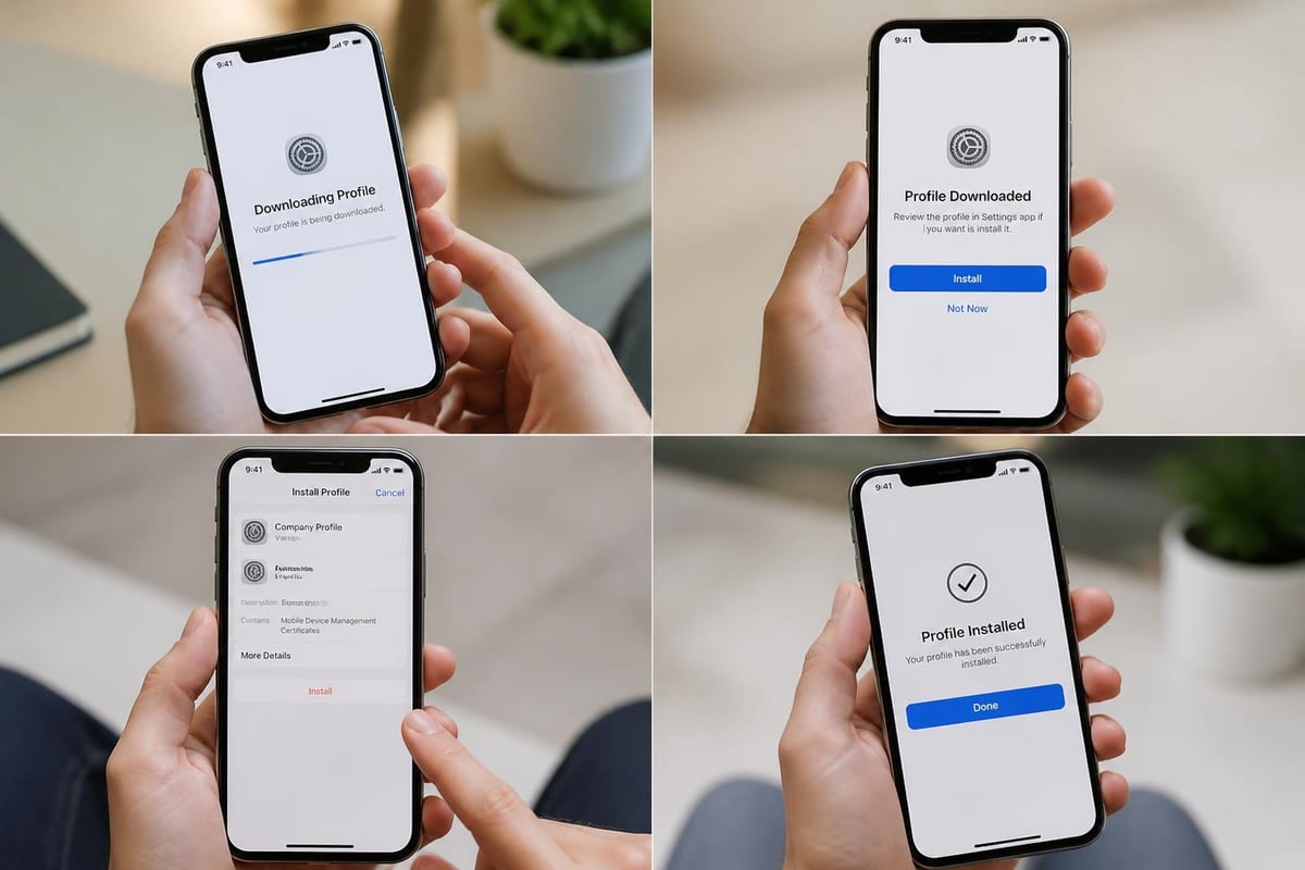 VPN profile installation