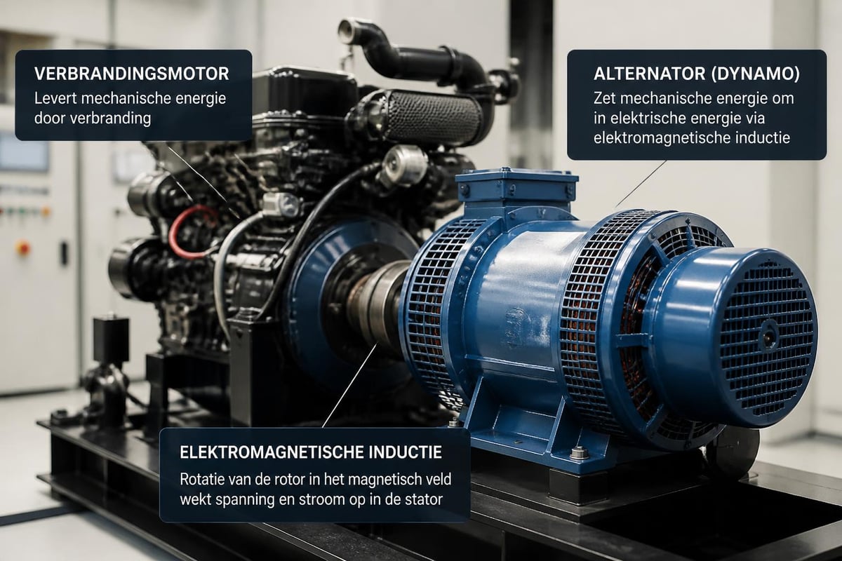 Werking aggregaat generator