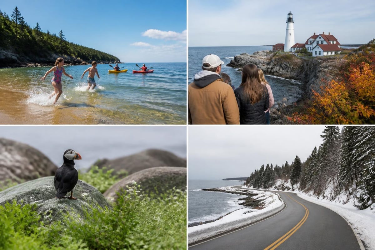 Maine coastal activities