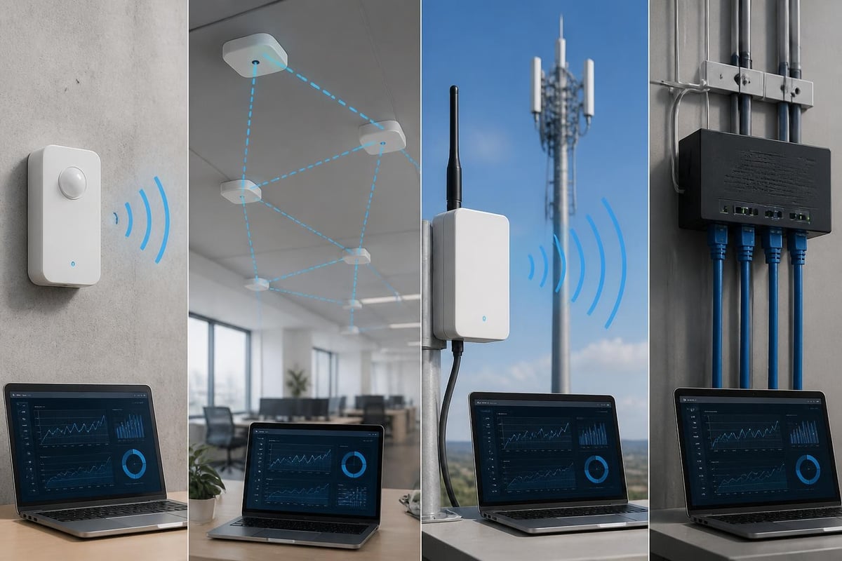 Vape detection system network architectures