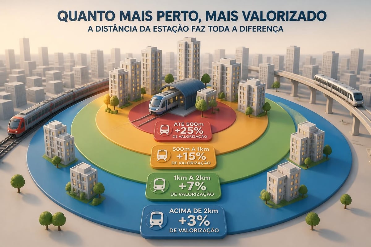 Impacto do transporte público no valor imobiliário