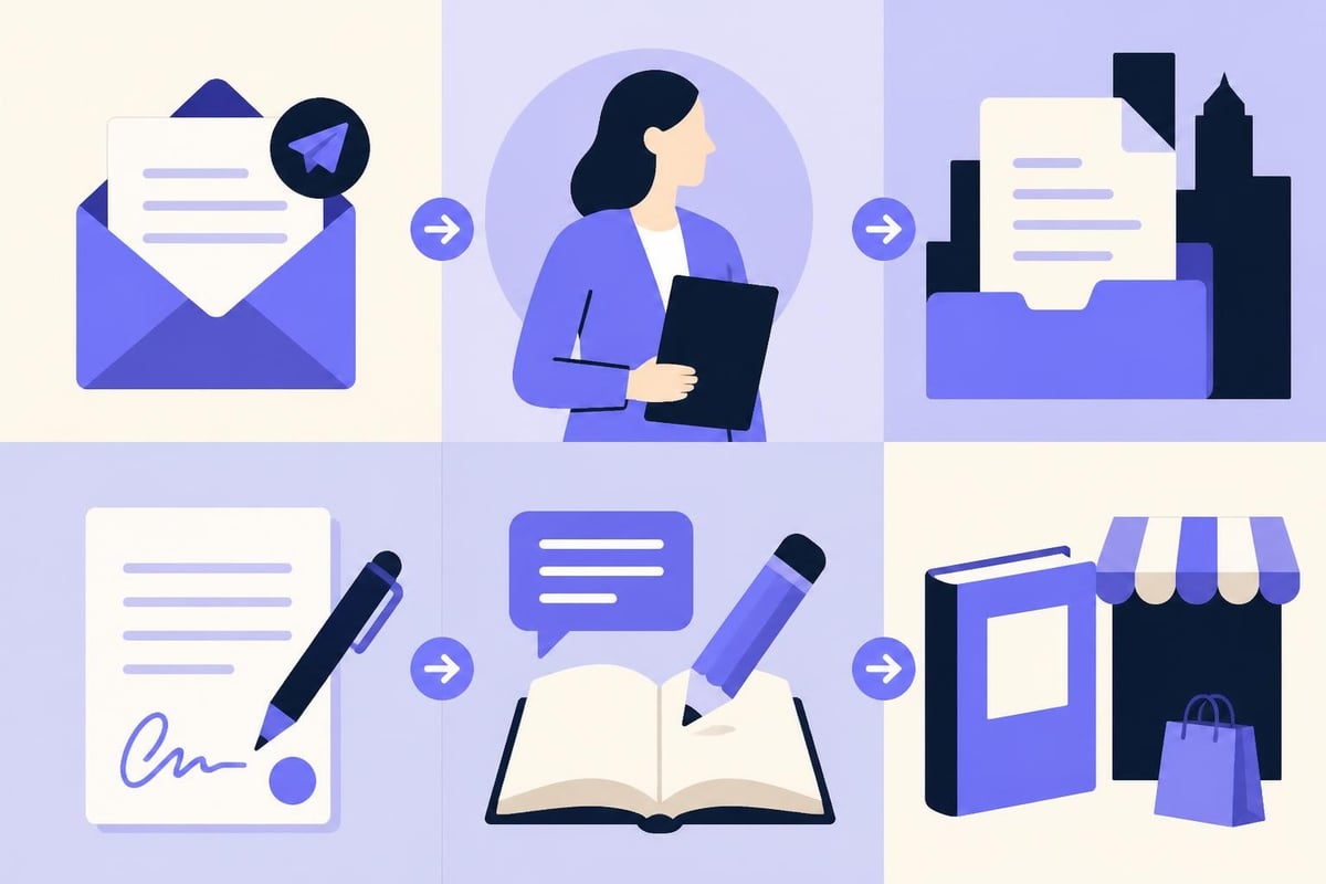 Traditional publishing workflow