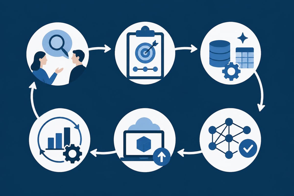 Machine learning consulting service lifecycle