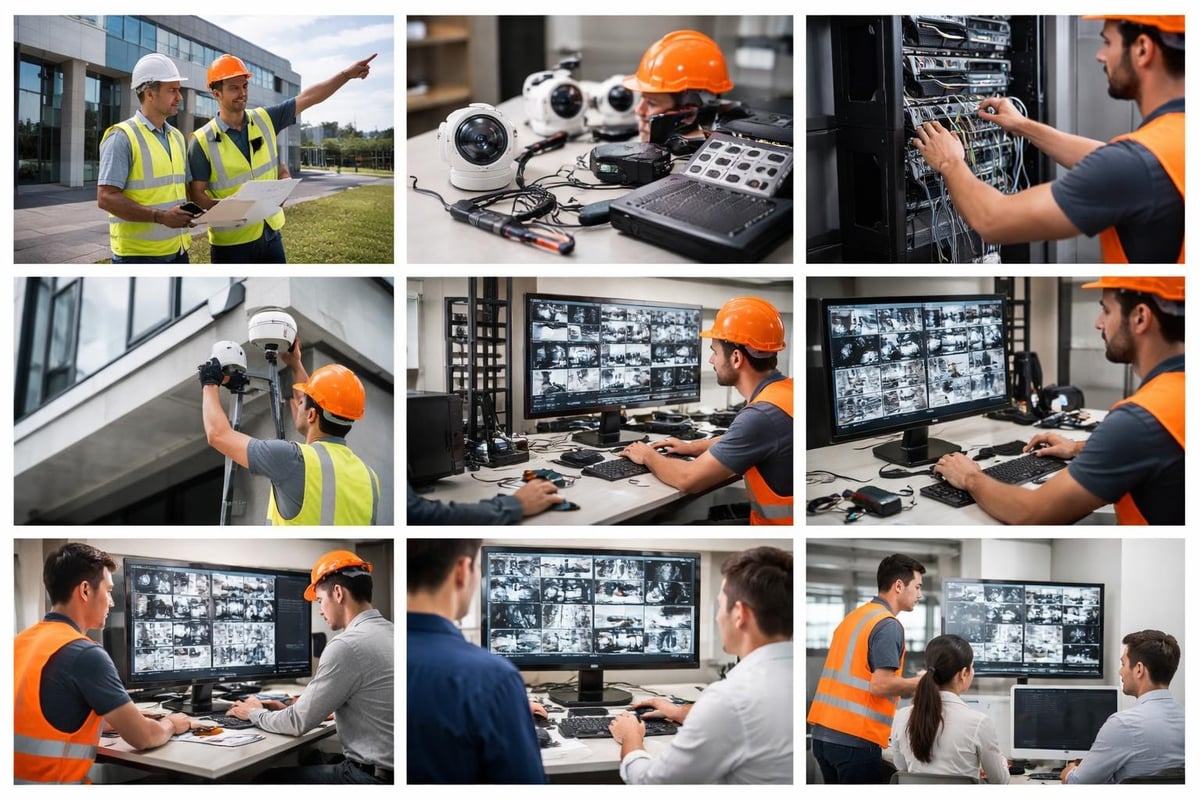 Commercial CCTV project timeline