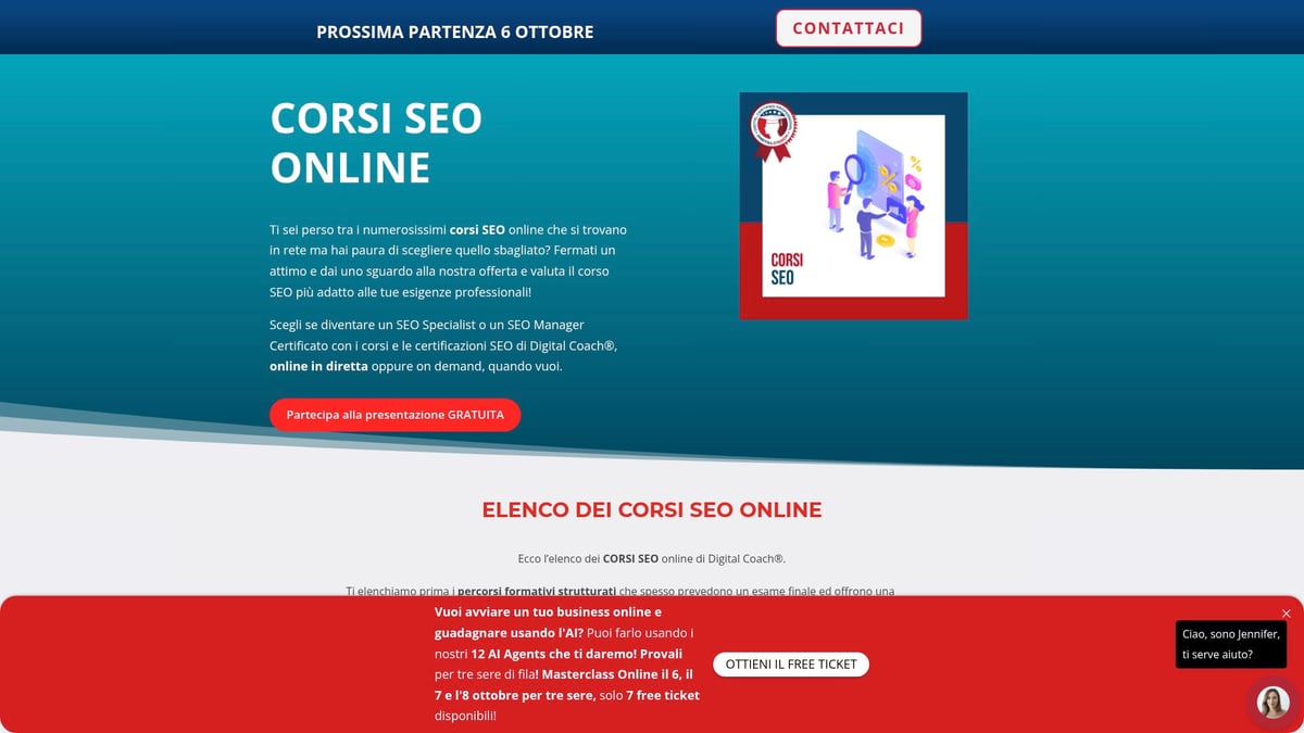 7 Corsi SEO Online da Provare nel 2025 per Dominare il Web - Corsi SEO di Digital Coach