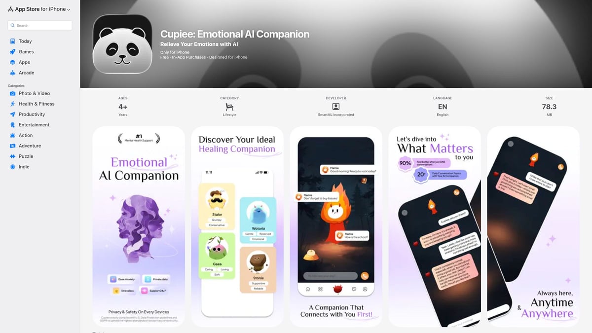7 Innovative Emotional AI App Picks to Try in 2026 - Cupiee: Emotional AI Companion