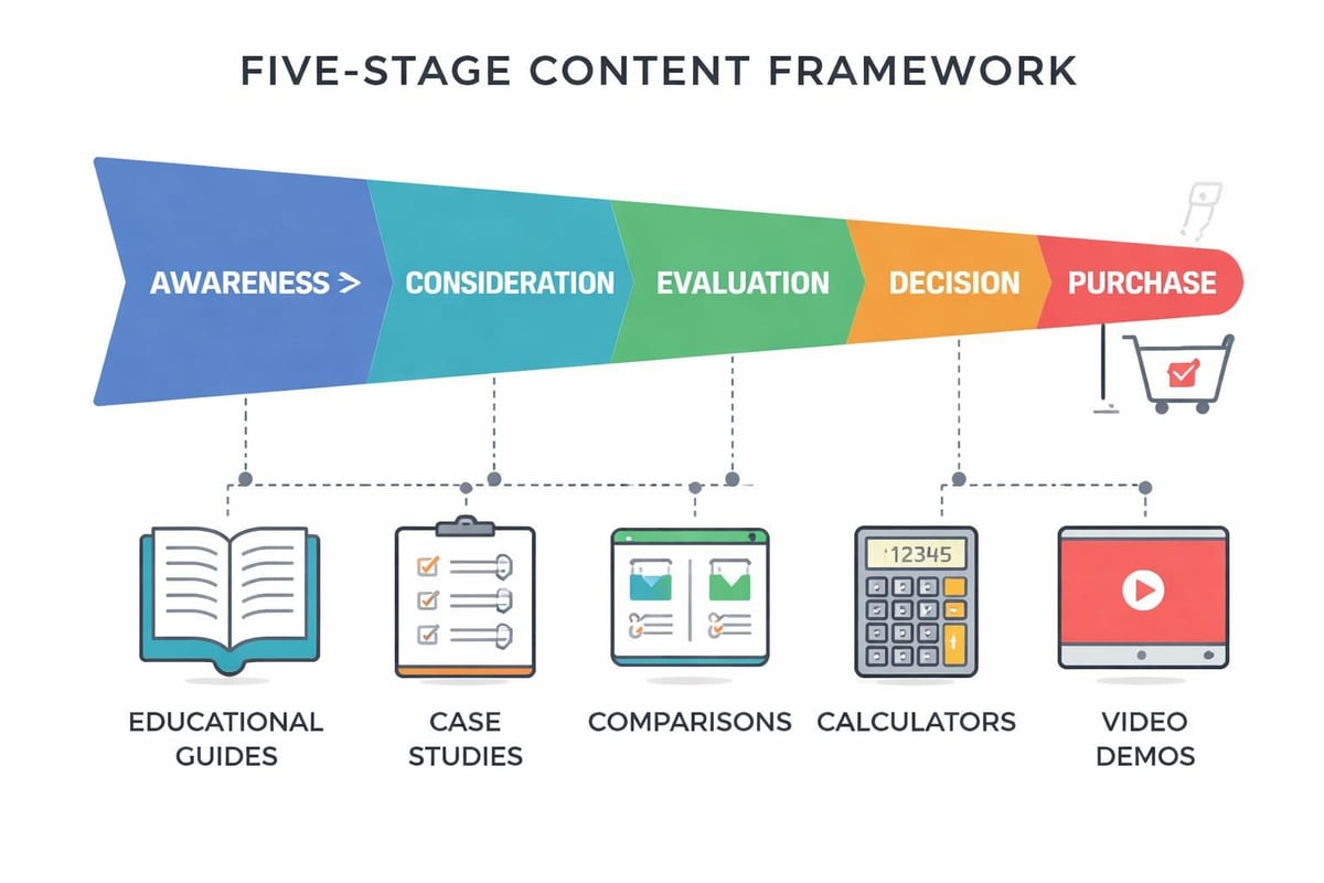 Content marketing lead generation funnel