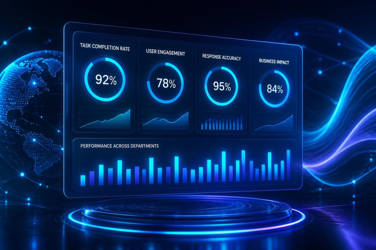 AI assistant performance dashboard