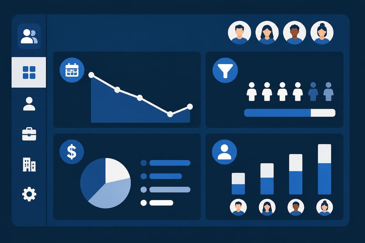 Recruiting metrics dashboard