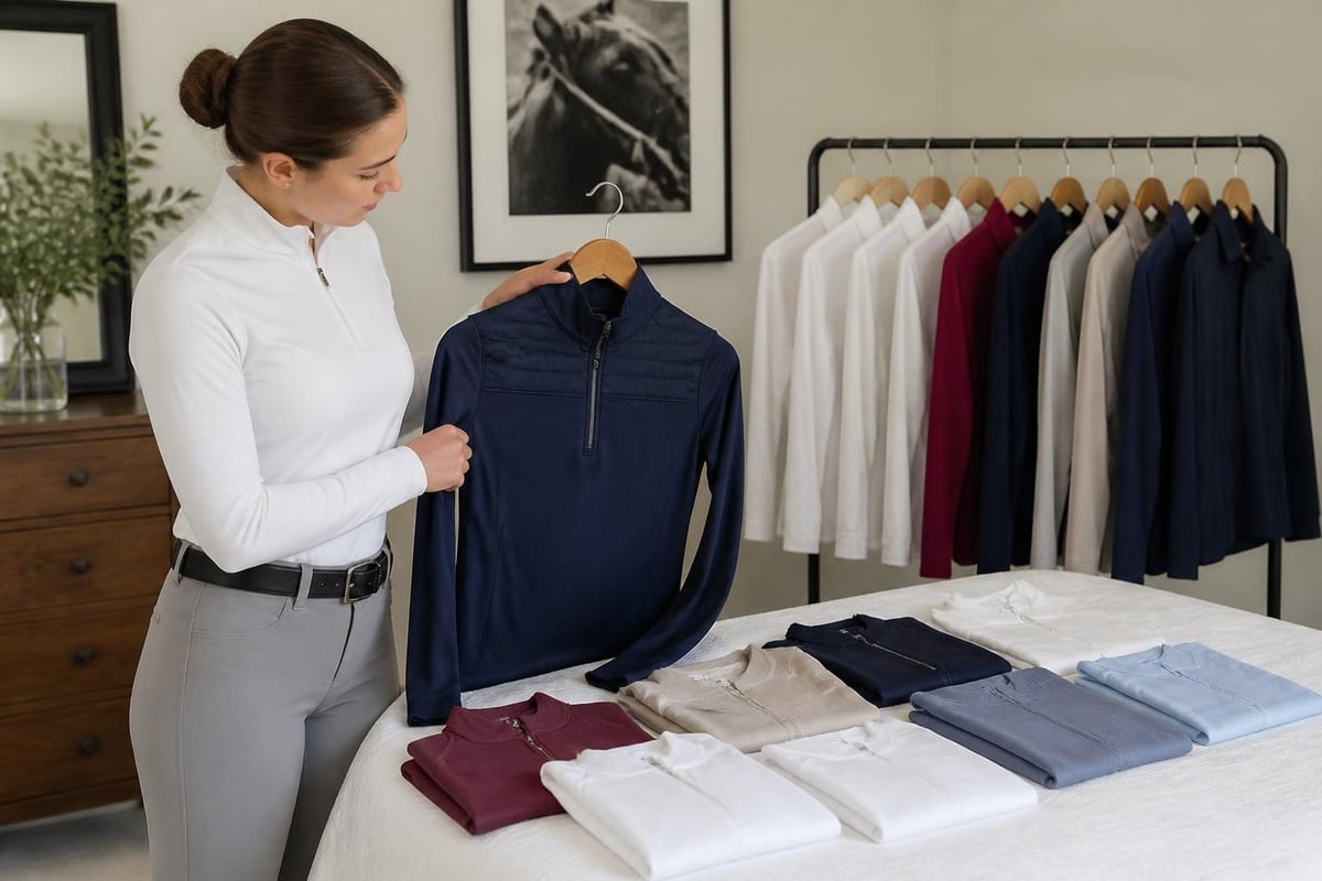 Building a riding shirt wardrobe