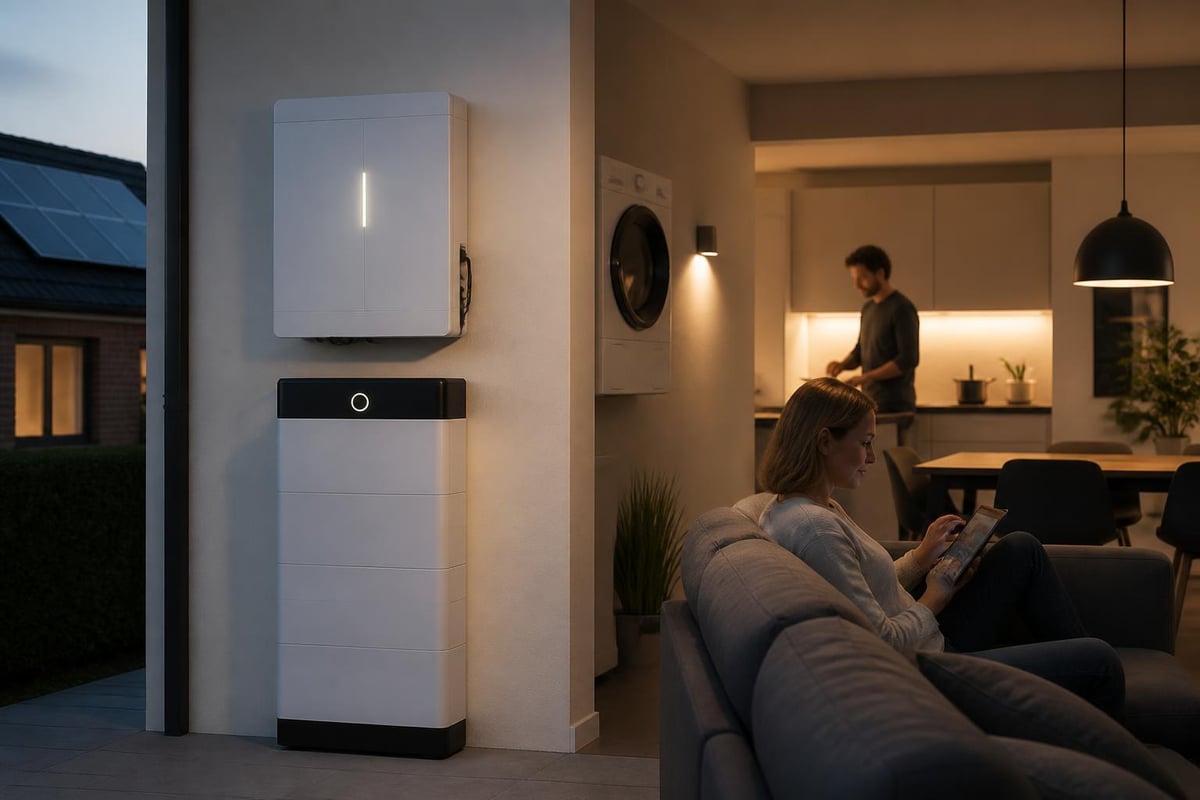 Thuisbatterij configuratie