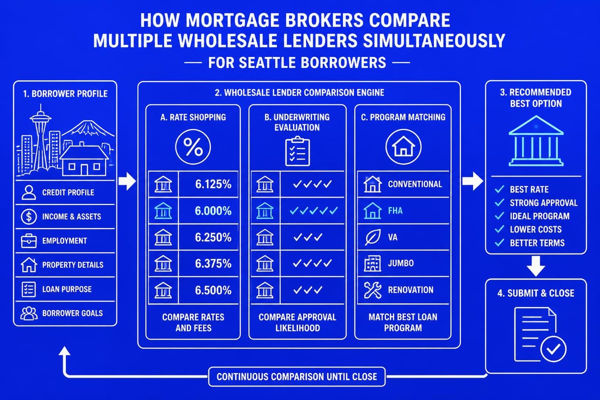 Mortgage broker workflow comparison