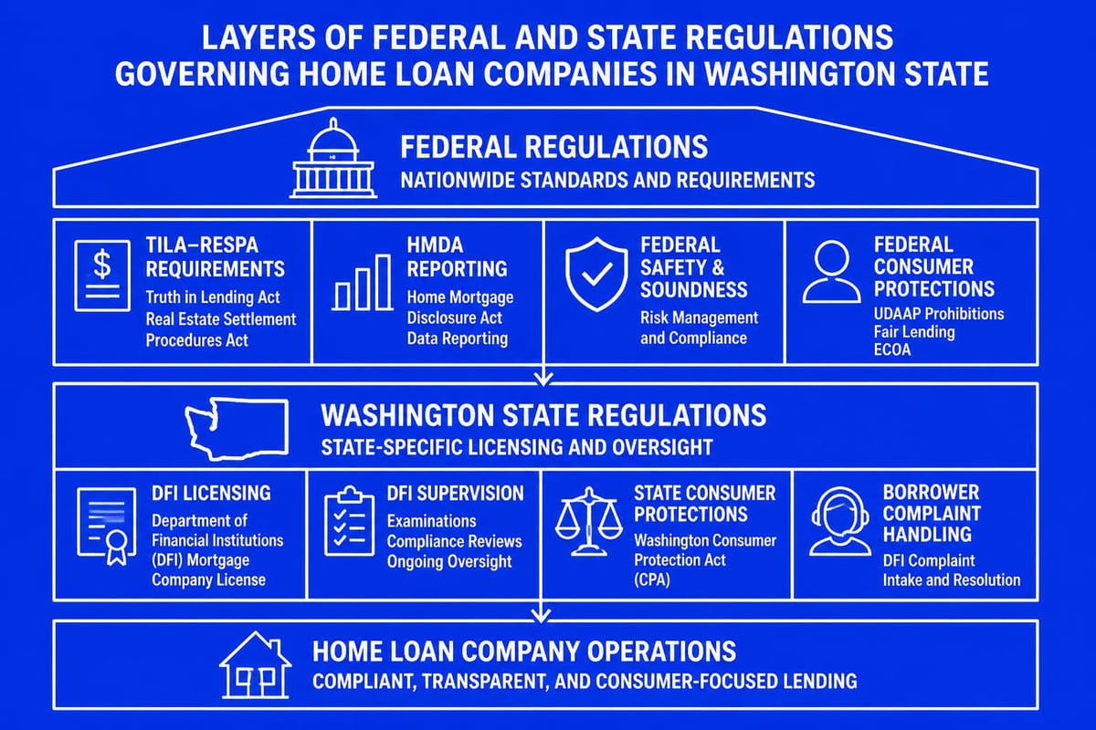 Mortgage regulatory compliance framework
