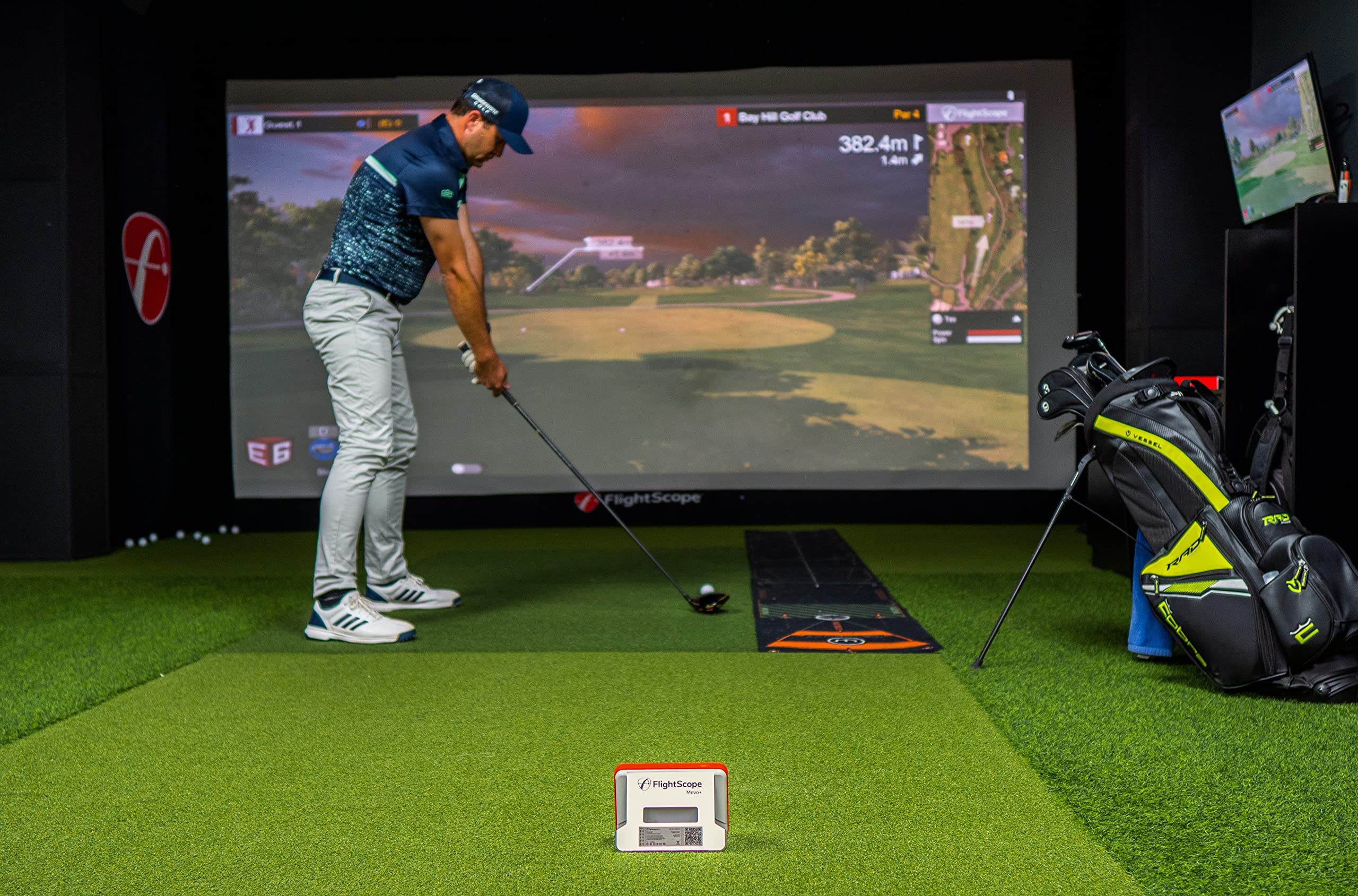 912M5ReSBqL.jpg FlightScope Mevo+ golf simulator