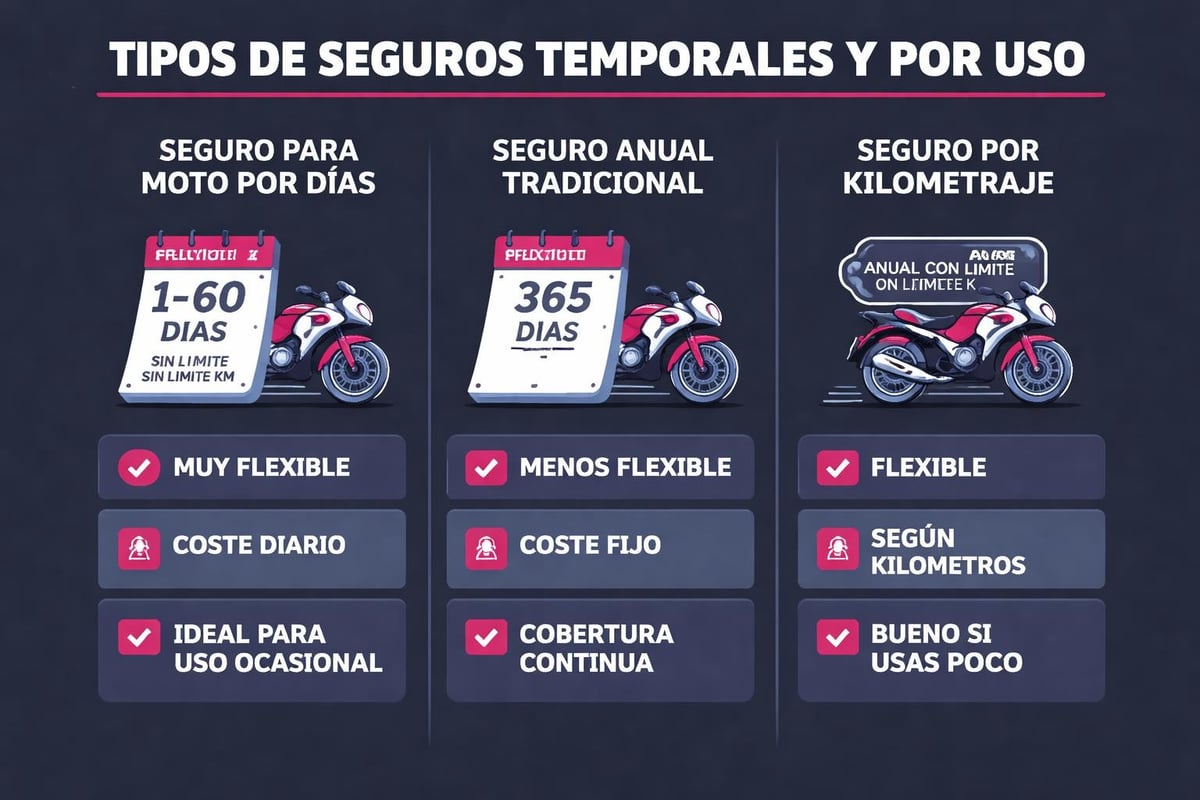 Seguro para Moto por Días: Guía Completa 2026 4 Comparativa de seguros