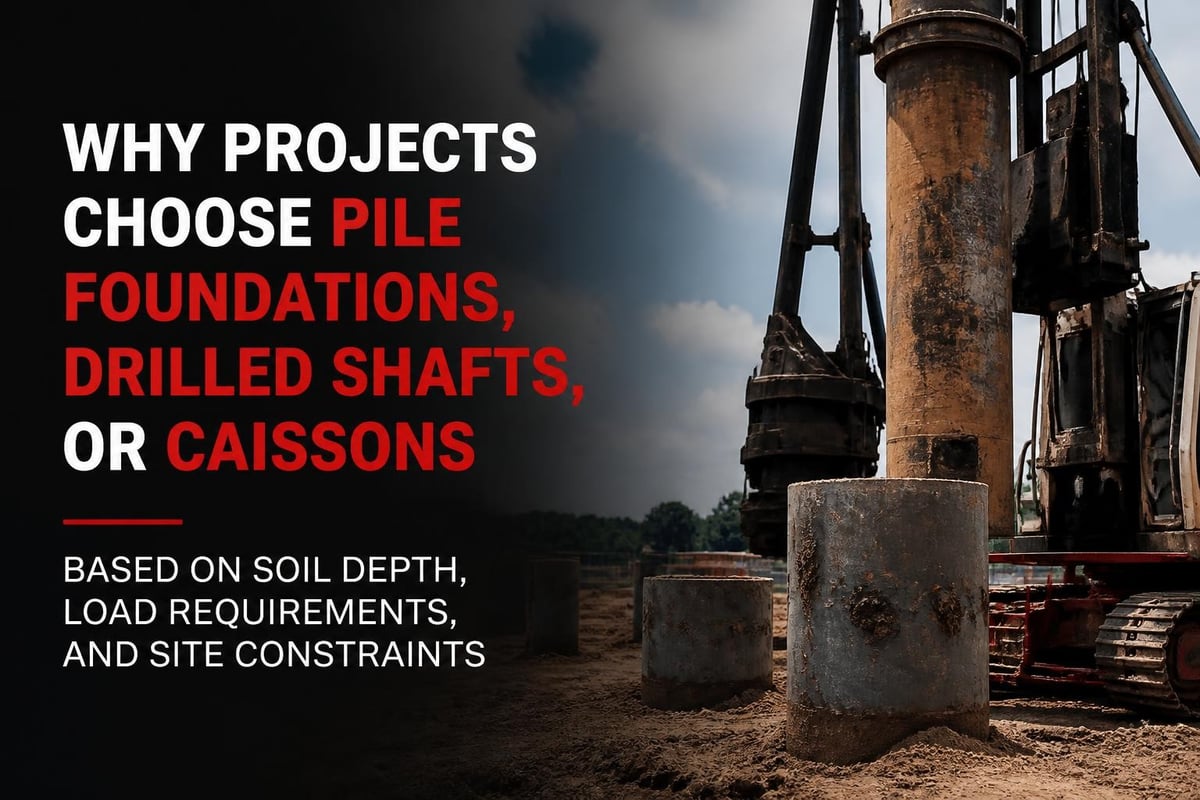 Deep foundation applications