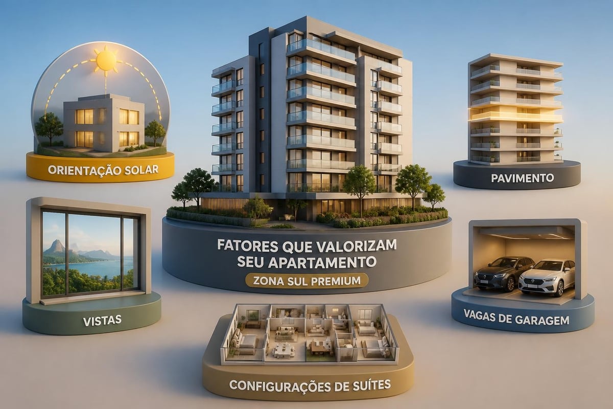 Fatores de valorização em plantas de apartamentos