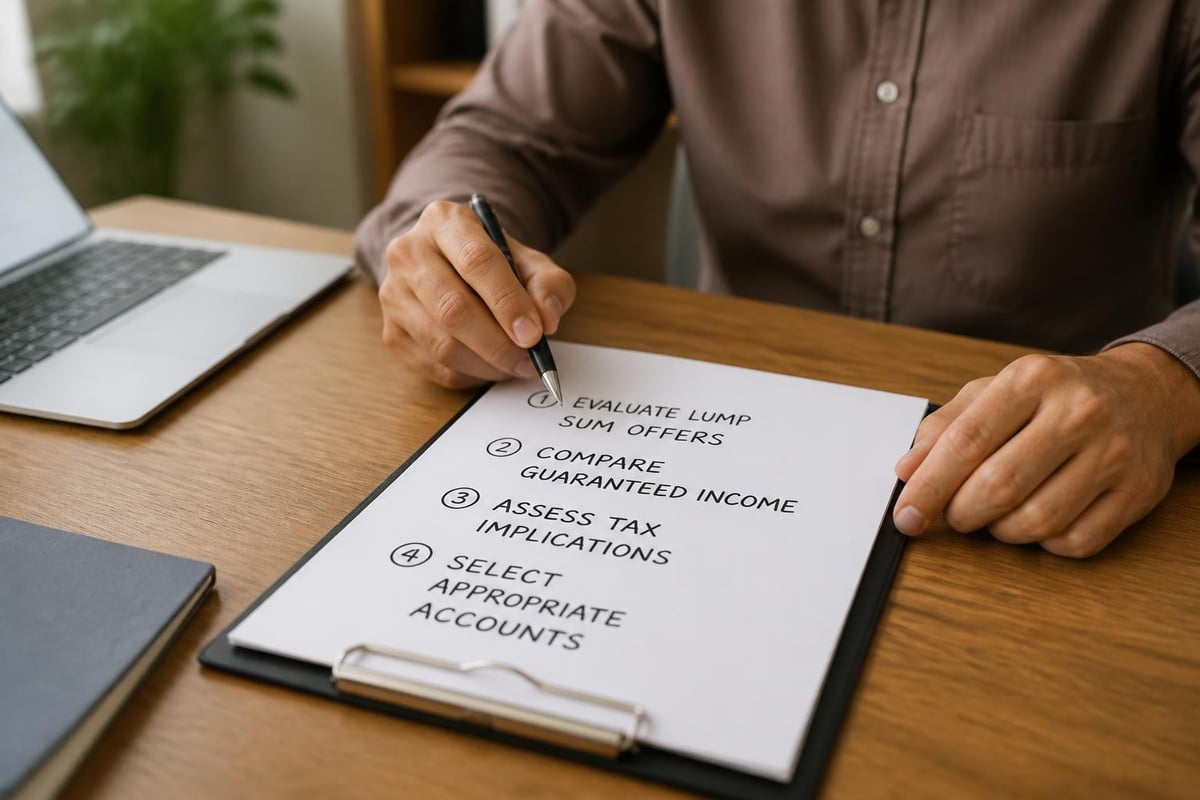 Pension rollover decision process