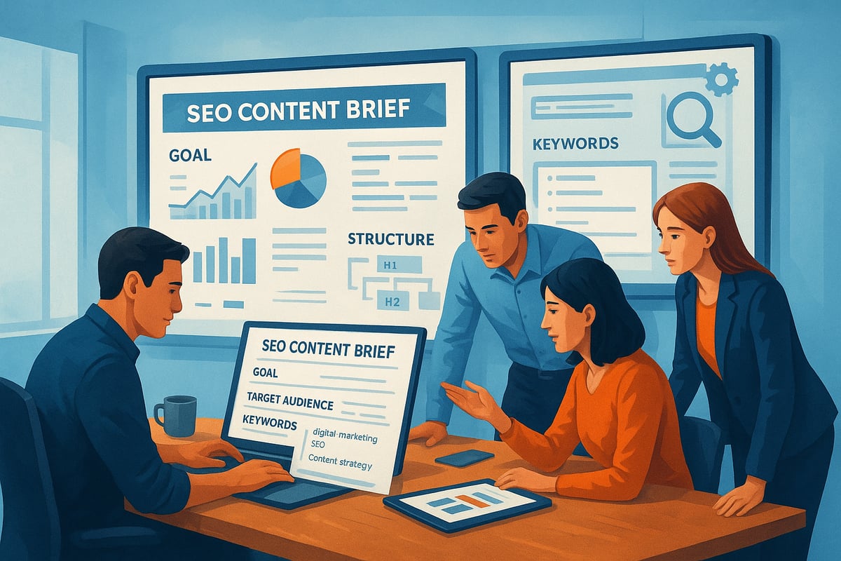 Les Éléments Essentiels d’un SEO Content Brief en 2025