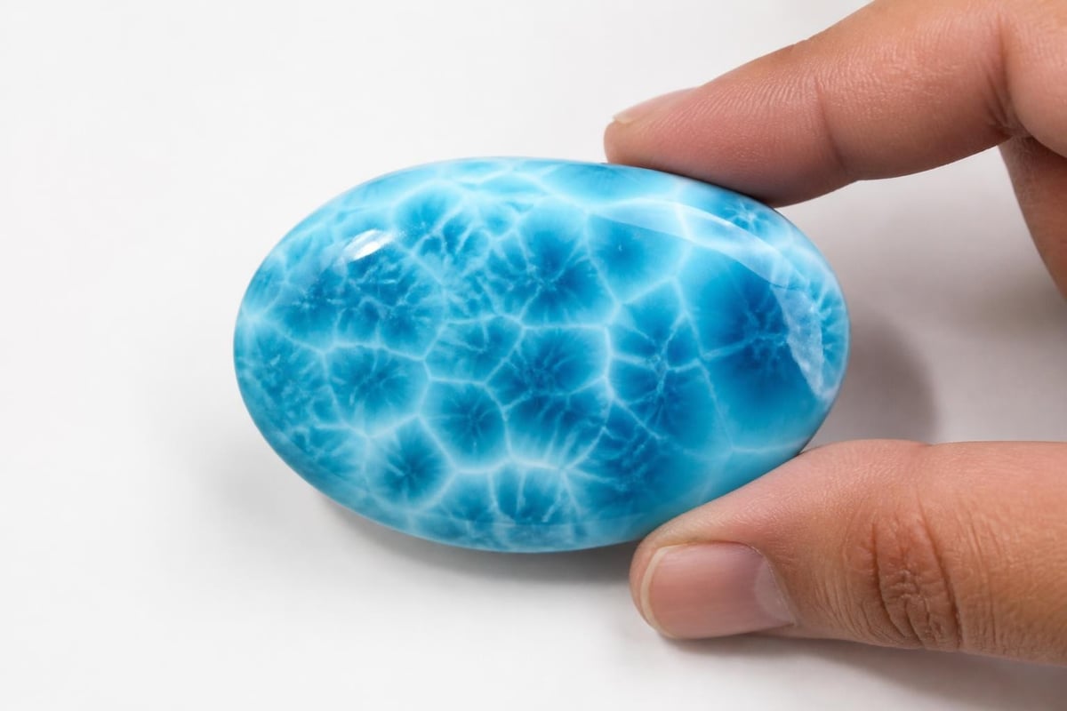 Investment-grade larimar