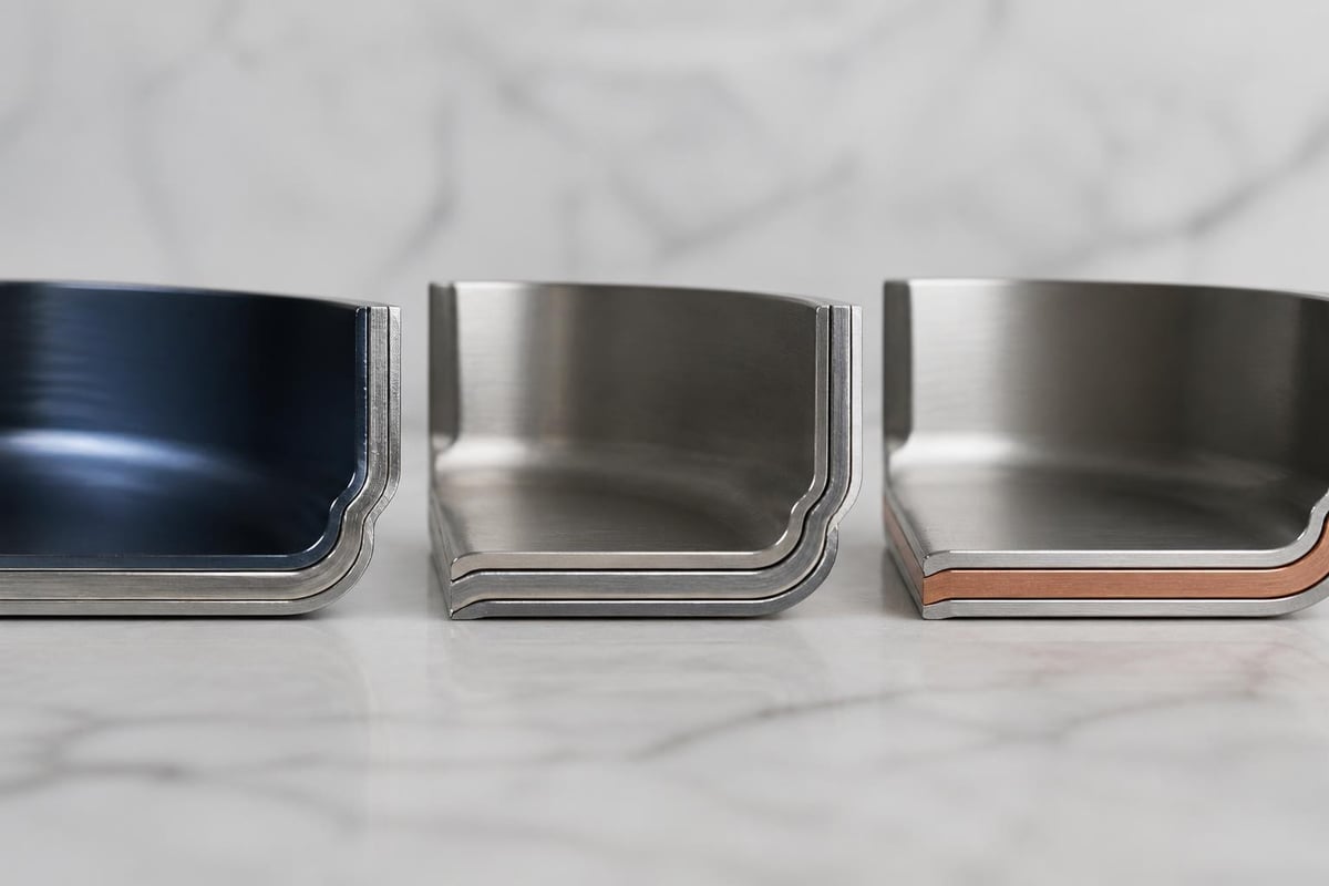 Hestan cookware construction details