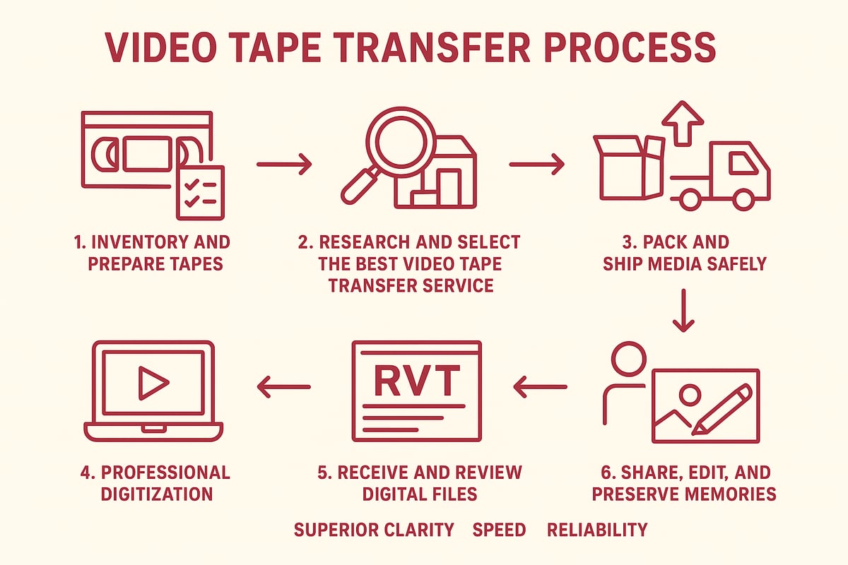 Step-by-Step Guide to the Video Tape Transfer Process