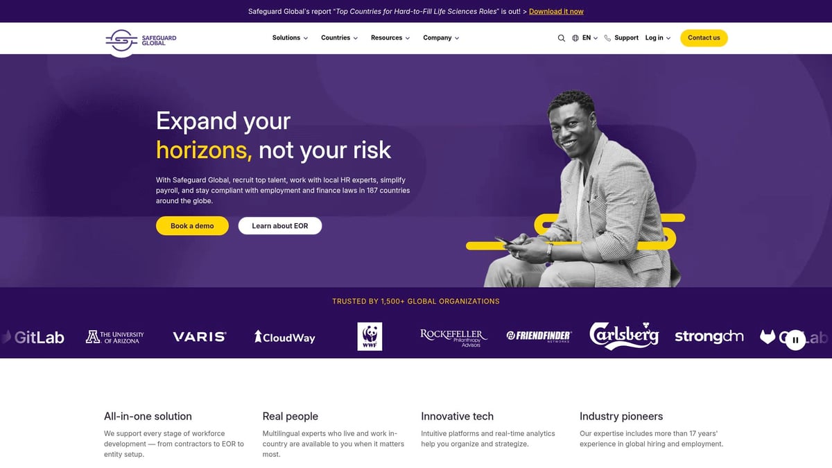 Top 9 Essential Employer of Record Providers in 2025 - Safeguard Global