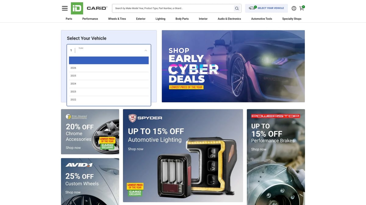 7 Essential Best Aftermarket Car Parts Website Picks for 2025 - CARiD