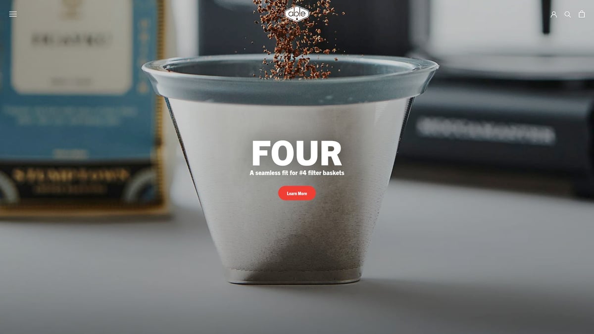 9 Essential Single Cup Coffee Filters for Perfect Brews 2026 - Able Brewing Kone Mini Stainless Steel Filter