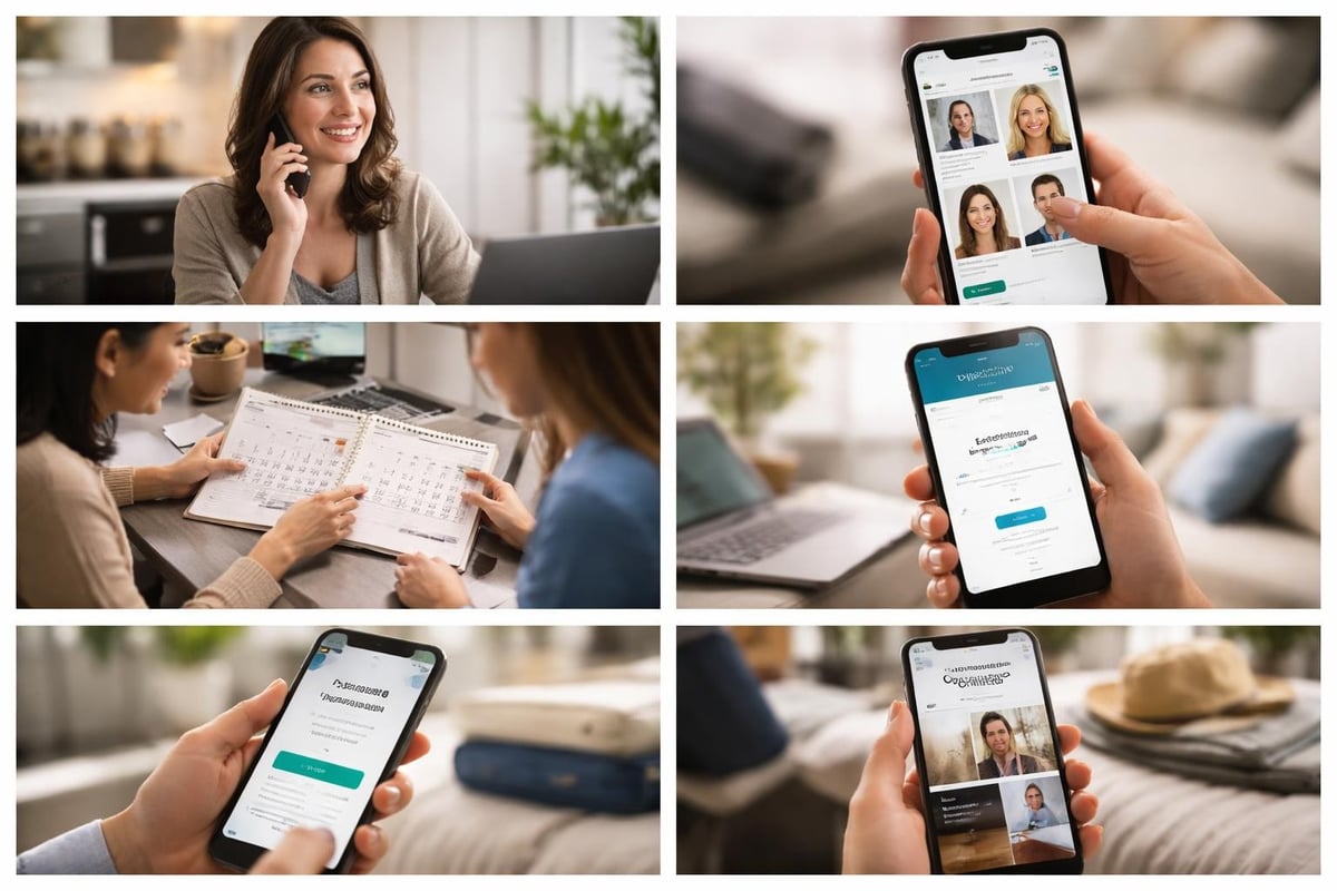 Escort booking workflow