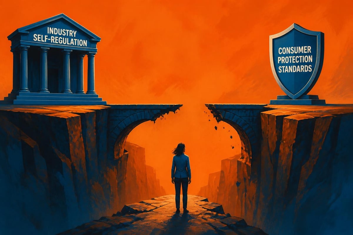 Coaching school regulation and accountability gap