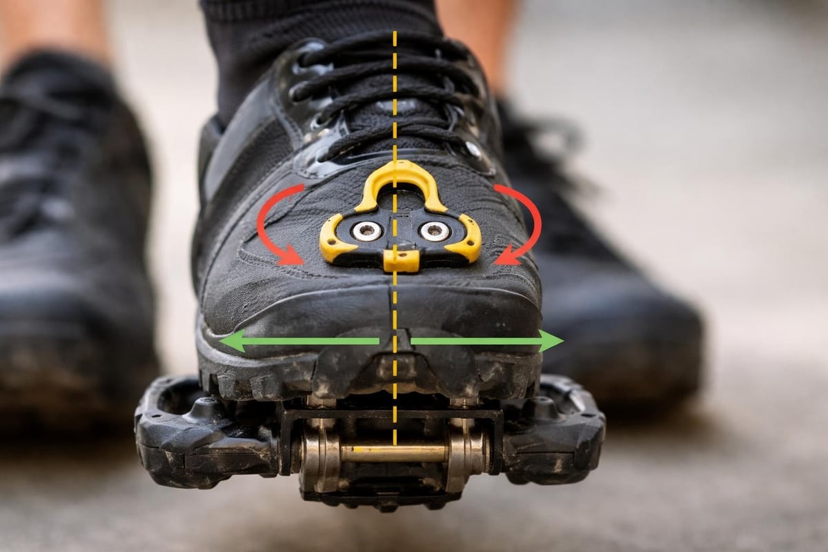 Cleat positioning and biomechanics