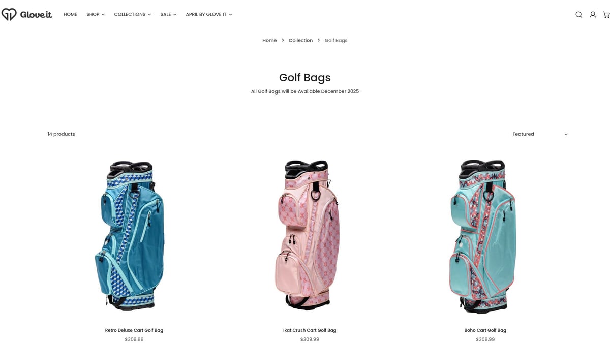 9 Unique Golf Presents For Her She’ll Love In 2026 - Glove It Women’s Golf Bag – Signature Collection