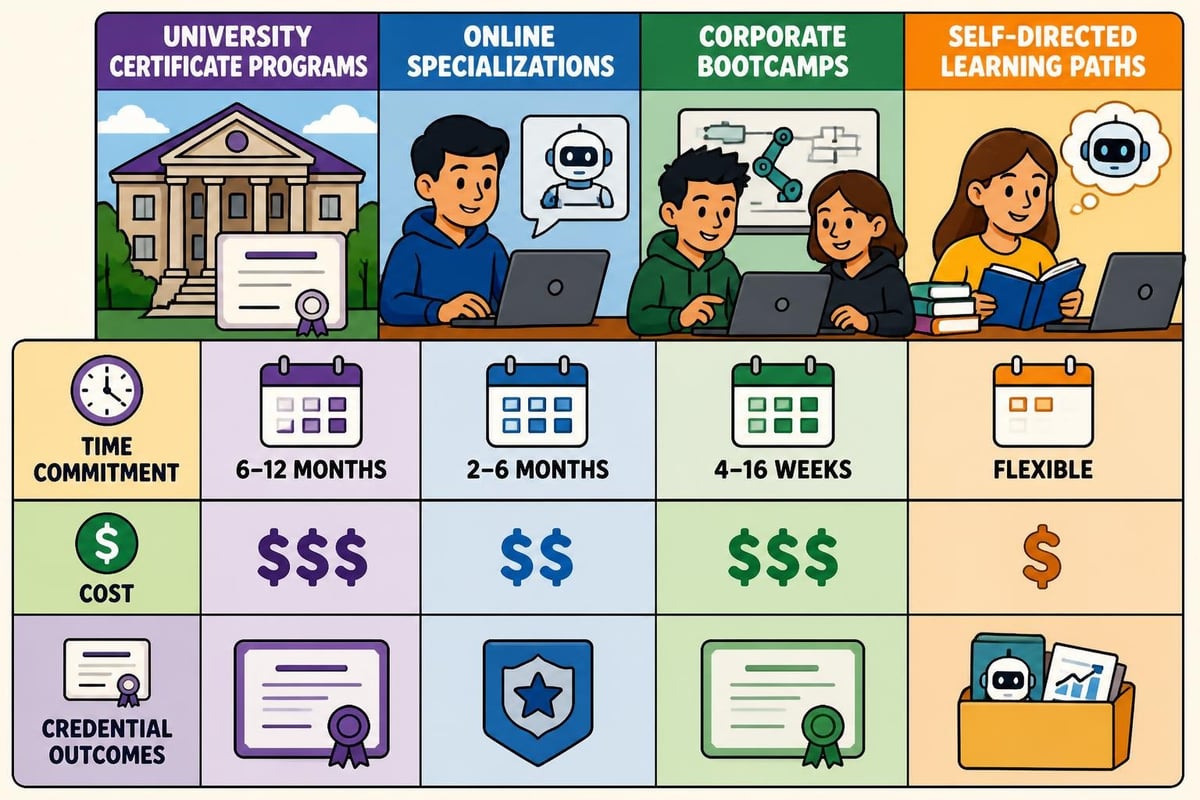 Robotics course formats comparison