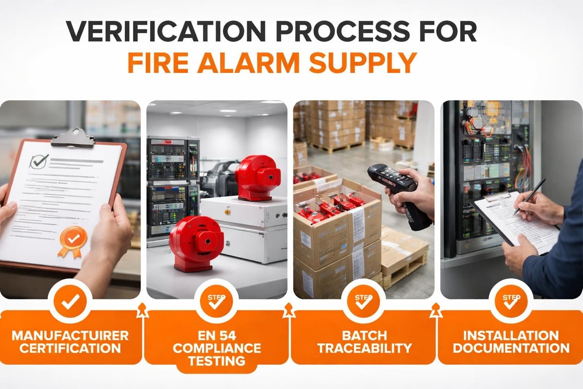 Quality assurance in fire alarm components