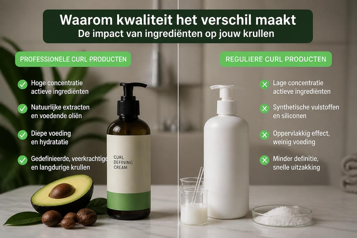 Ingrediëntenconcentratie vergelijking