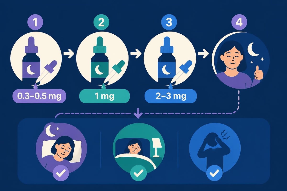 Melatonin dose titration process
