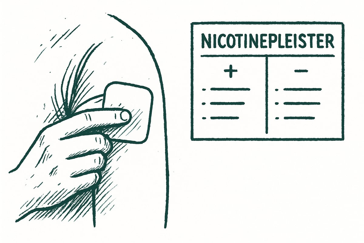 Voordelen en nadelen van nicotinepleisters
