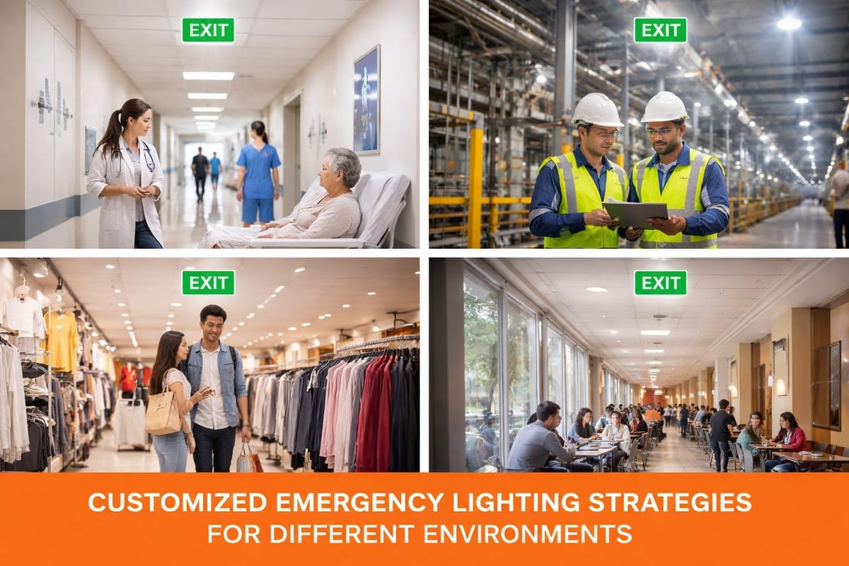 Sector emergency lighting requirements
